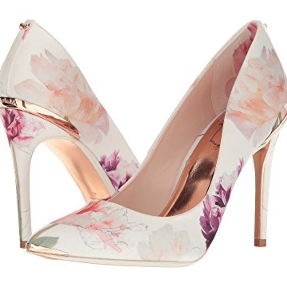 Ted Baker Floral Print Heels 